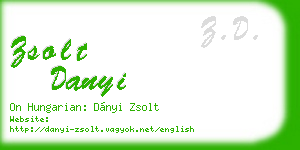 zsolt danyi business card